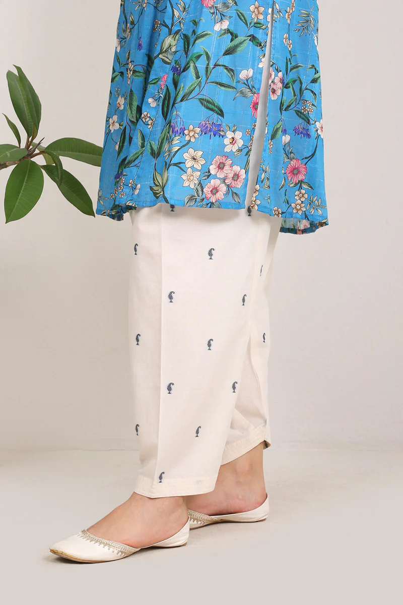 Mor Shalwar Ivory Dreams - Image 2
