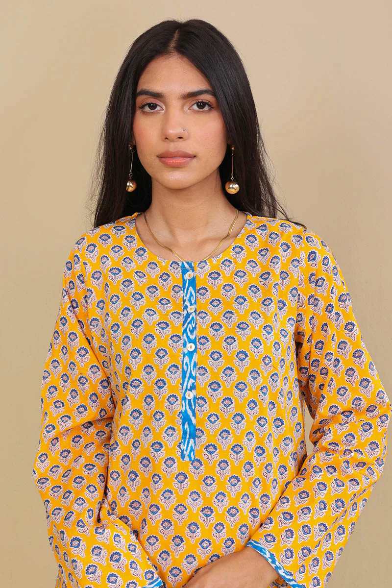 2-Piece Block Printed Saga Super Set - Image 2
