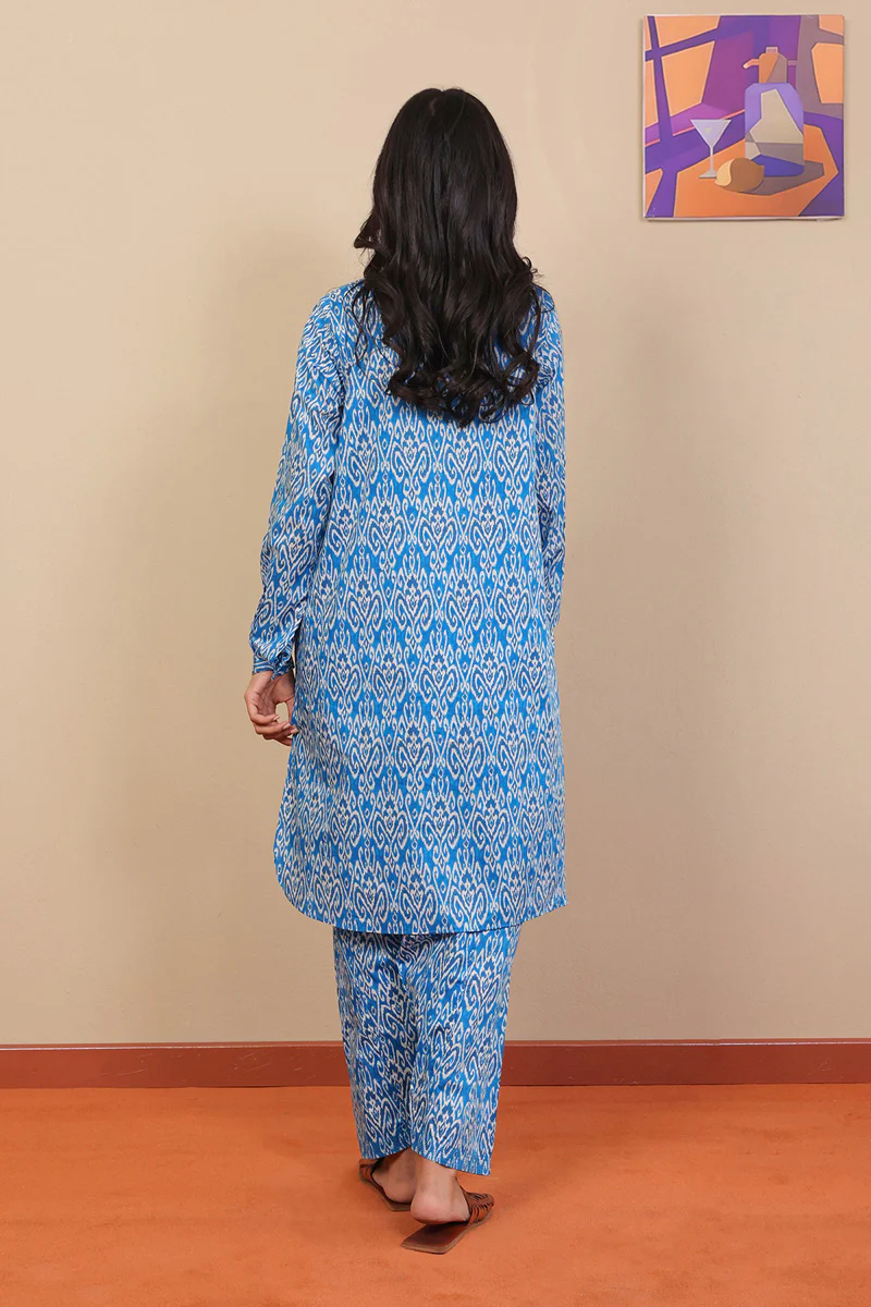 2-Piece Block Printed Saga Set - Image 4