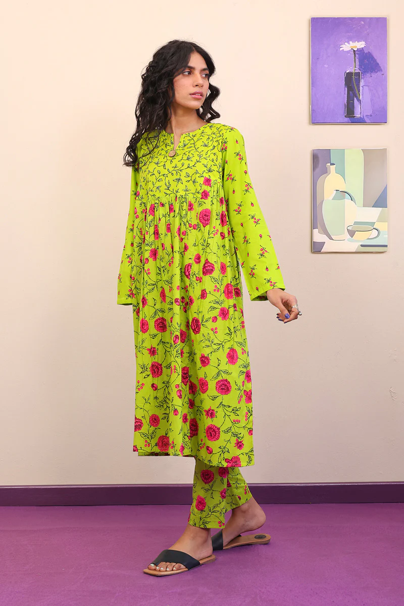 Marigold Matching Set Flared 2-Piece Set - Image 3