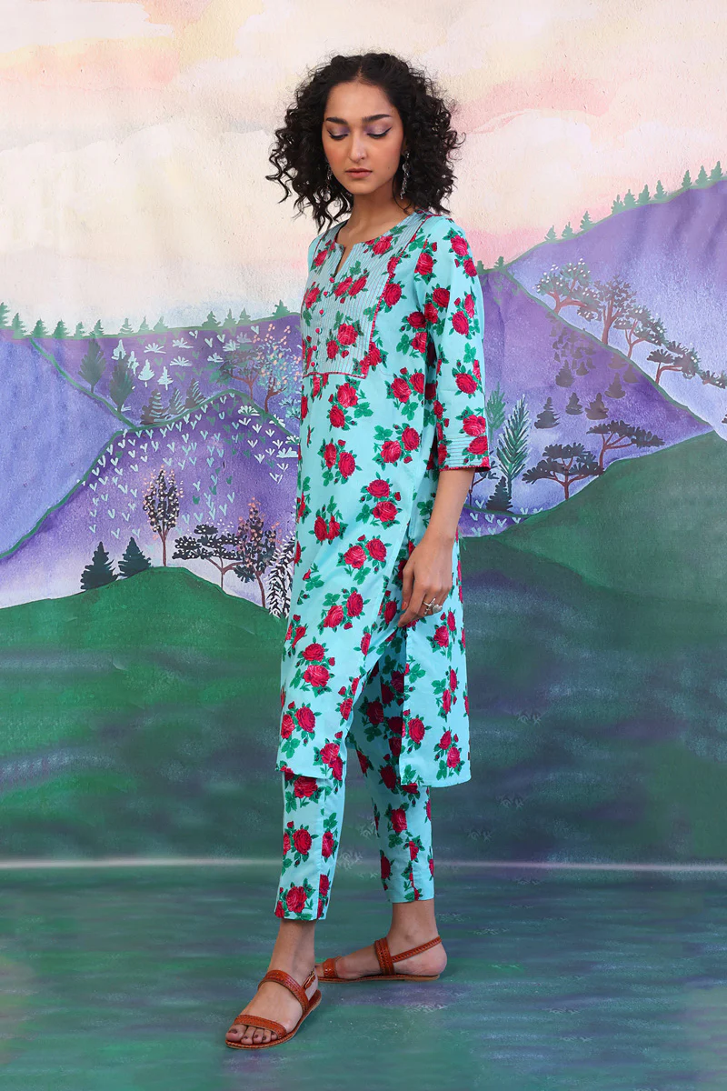 Gulab Floral Matching Set - Image 3