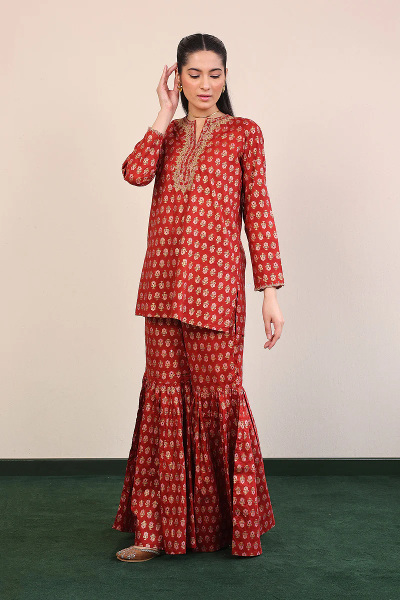 Sunehri Gharara Set - Image 3