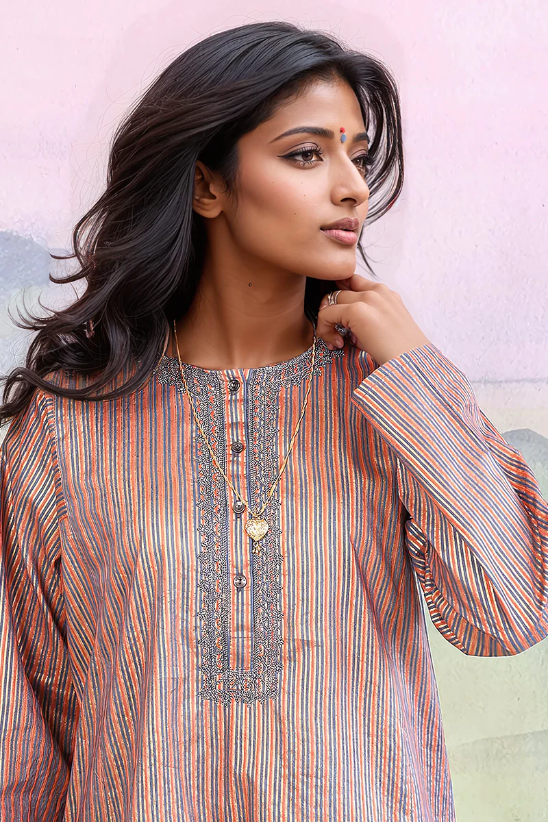 Sunehri Dori Embroidered Suit - Image 2