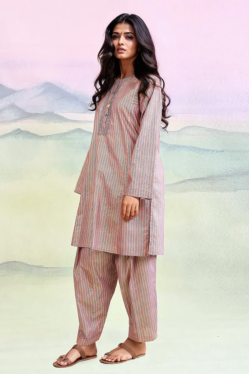 Sunehri Dori Embroidered Suit - Image 3