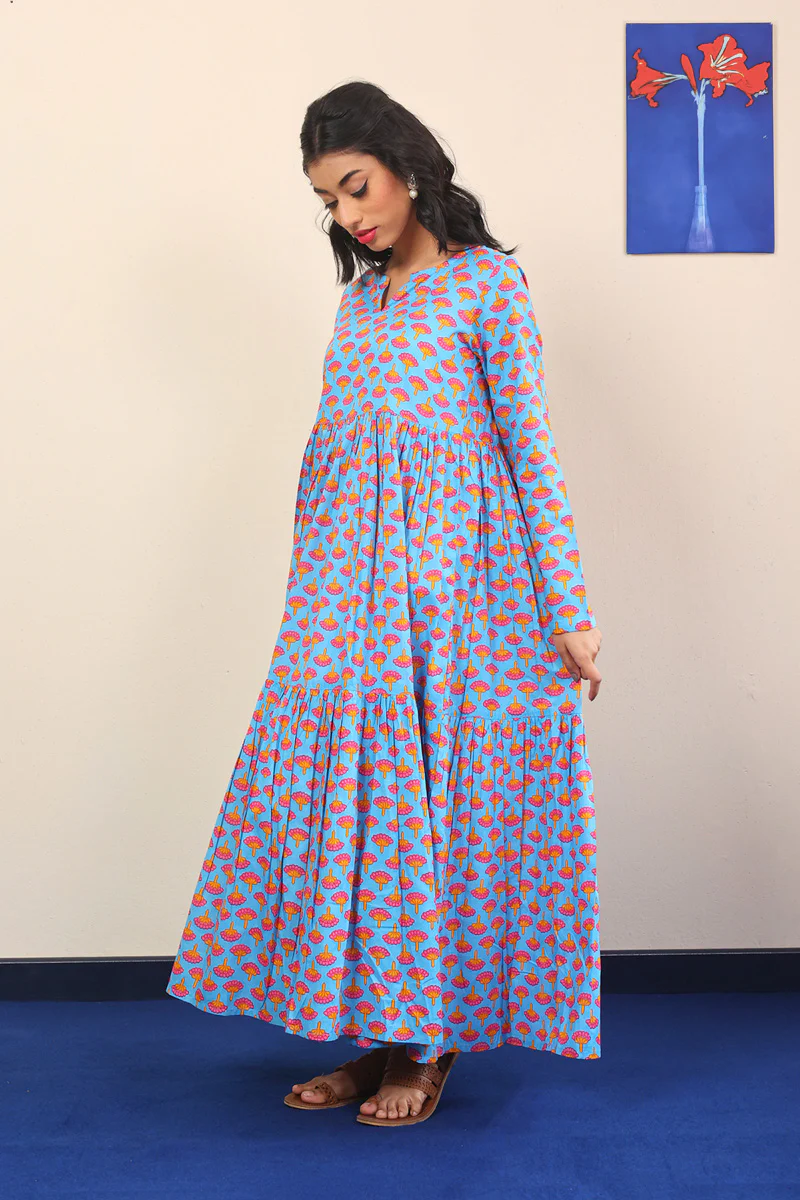 Kapaas Printed Tiered Dress - Image 3