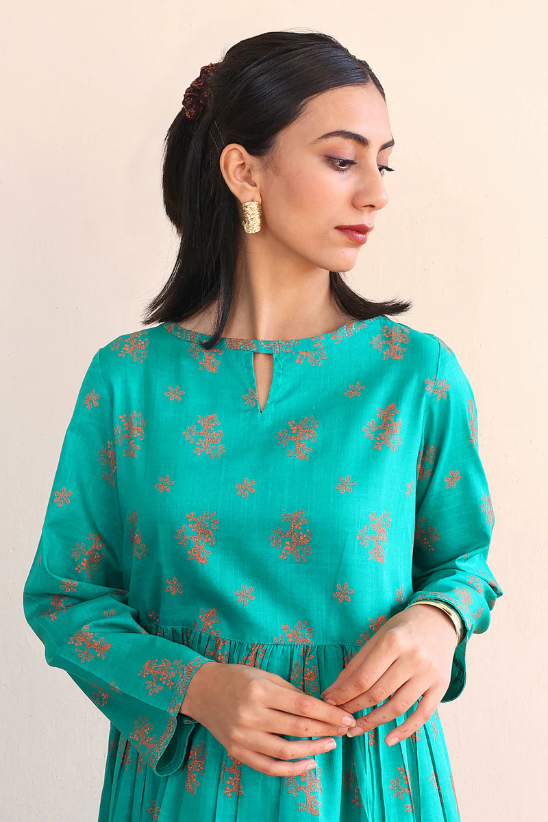 Tarkashi Printed Dress - Image 2