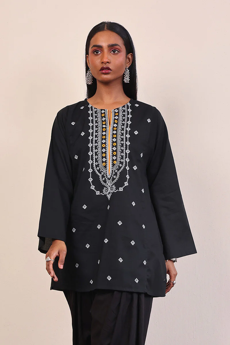 Gul Meena Geometric Kurti