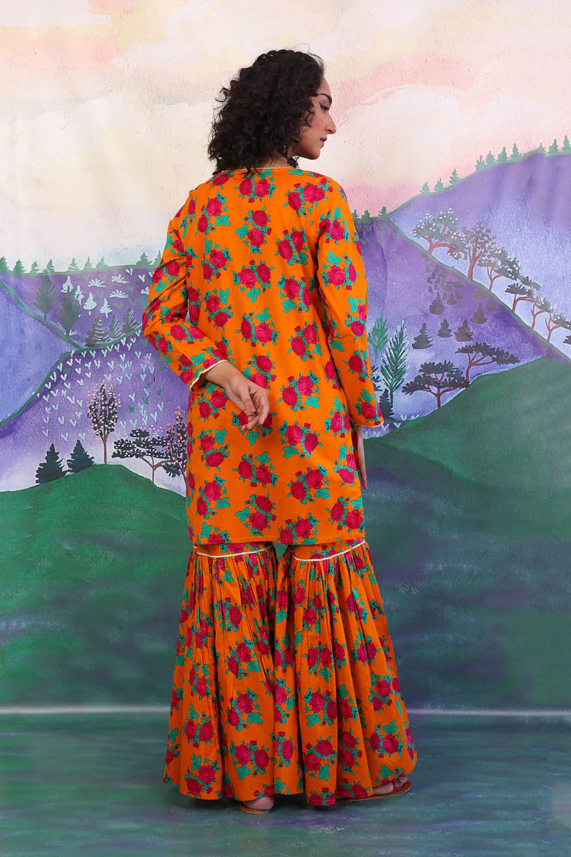 Gulab Gharara Set - Image 4