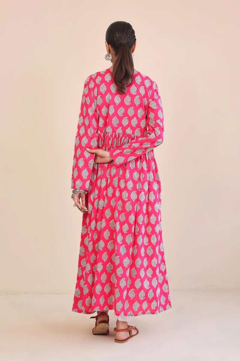 Paisley Block Dress - Image 4