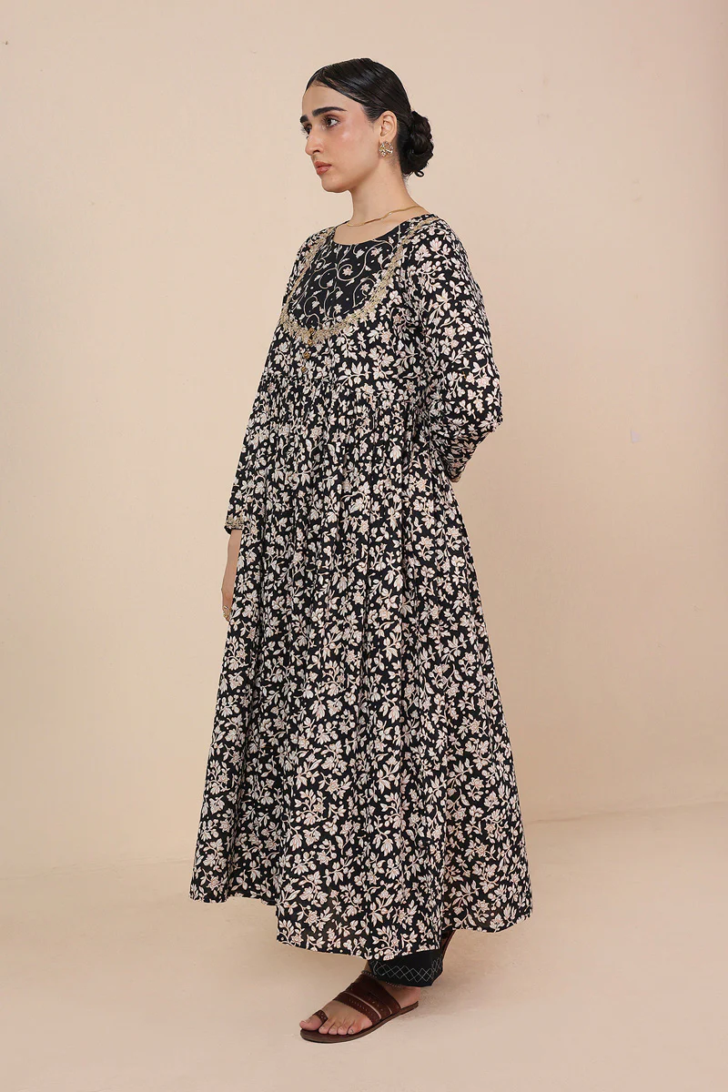 Asmani Mother Of Pearls Anarkali - Image 8