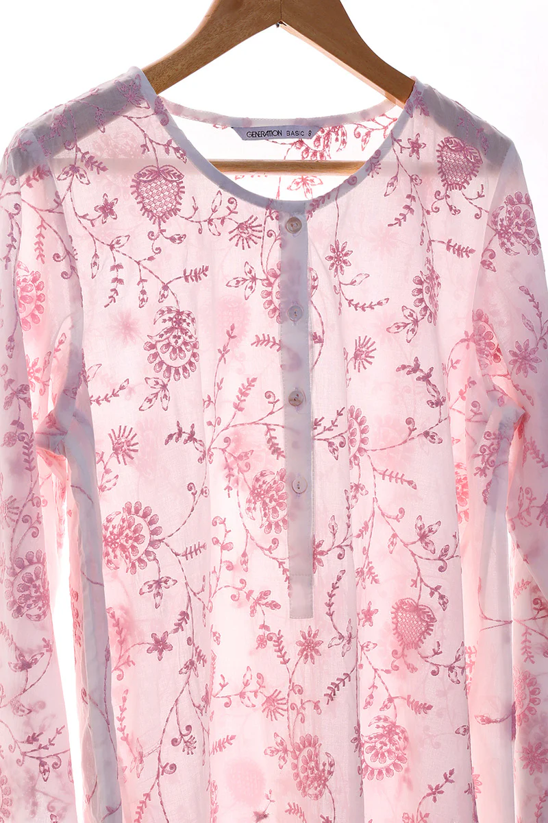 Bahar Embroidered Kurta - Image 4