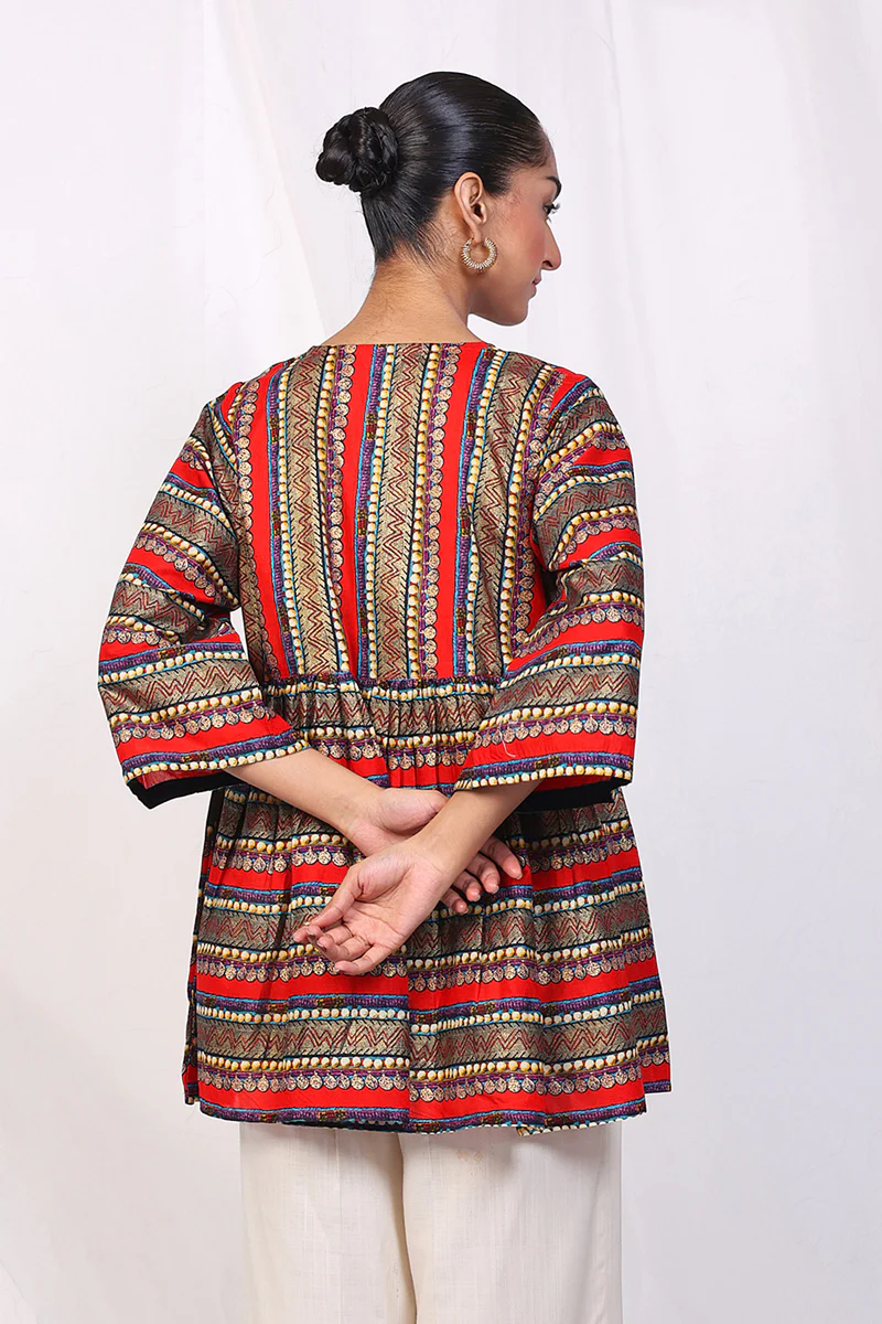 Zarnigar Peplum Top - Image 4
