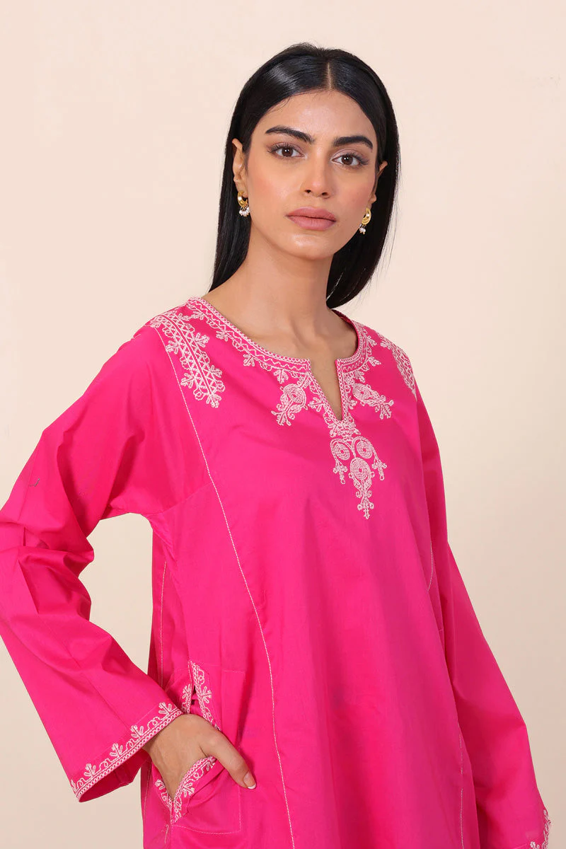 Gul Meena Embroidered Kurta - Image 9