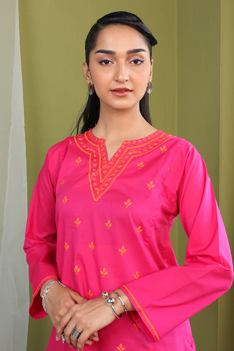 Gul Meena Embroidered Kurta - Image 2