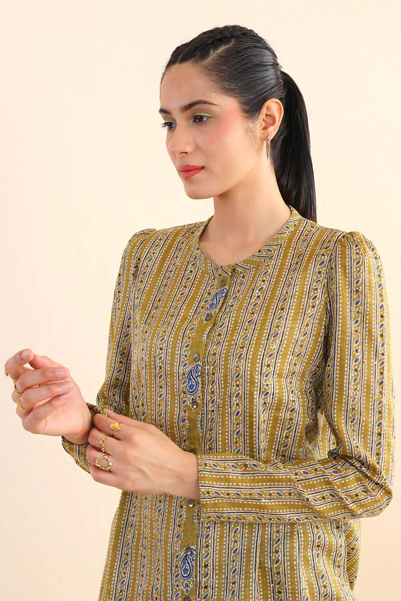 Ajrak Block Gharara Set - Image 2