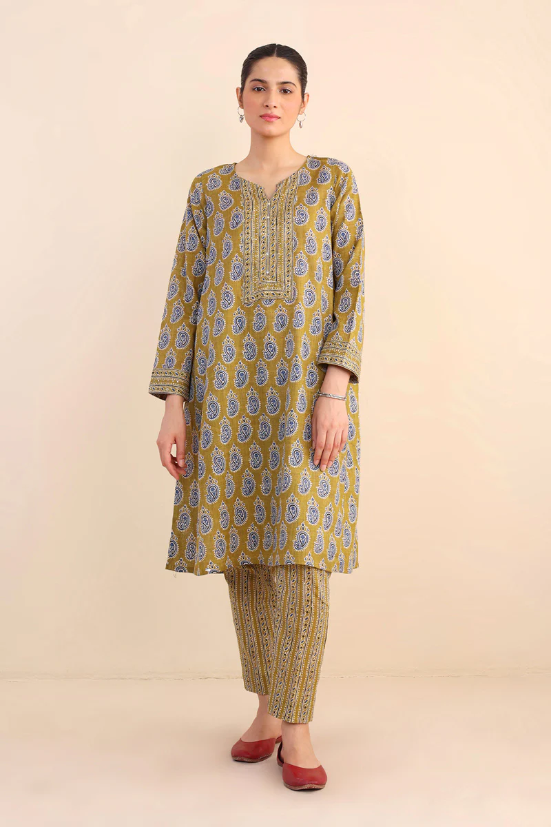 Ajrak Block 2-Piece
