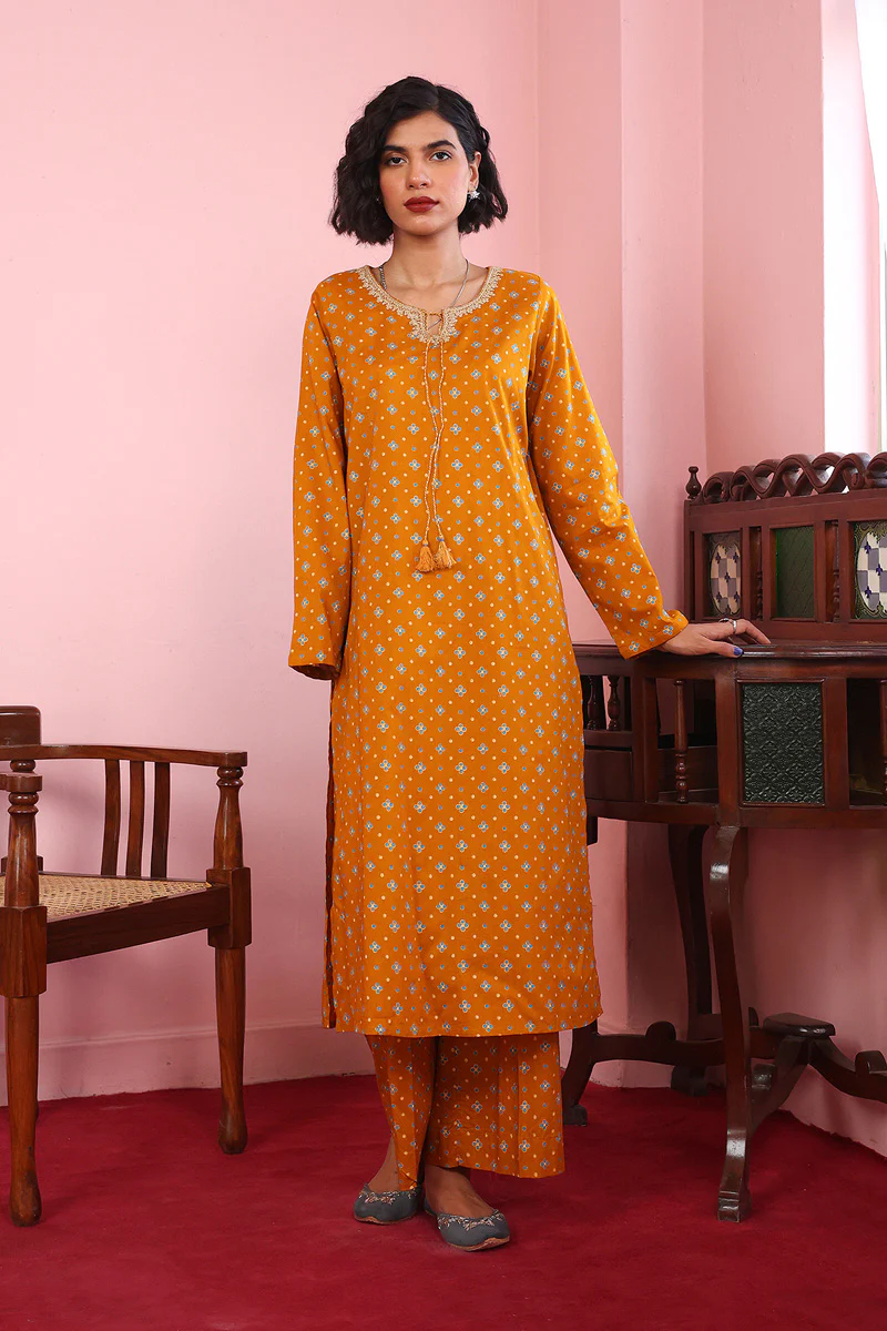 Char Gol Gul Polki 2 Piece - Image 2