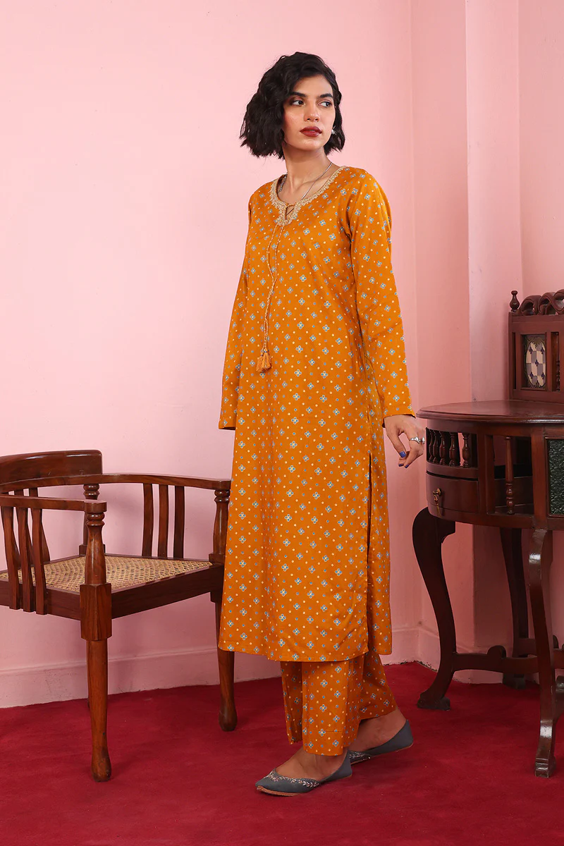Char Gol Gul Polki 2 Piece - Image 3