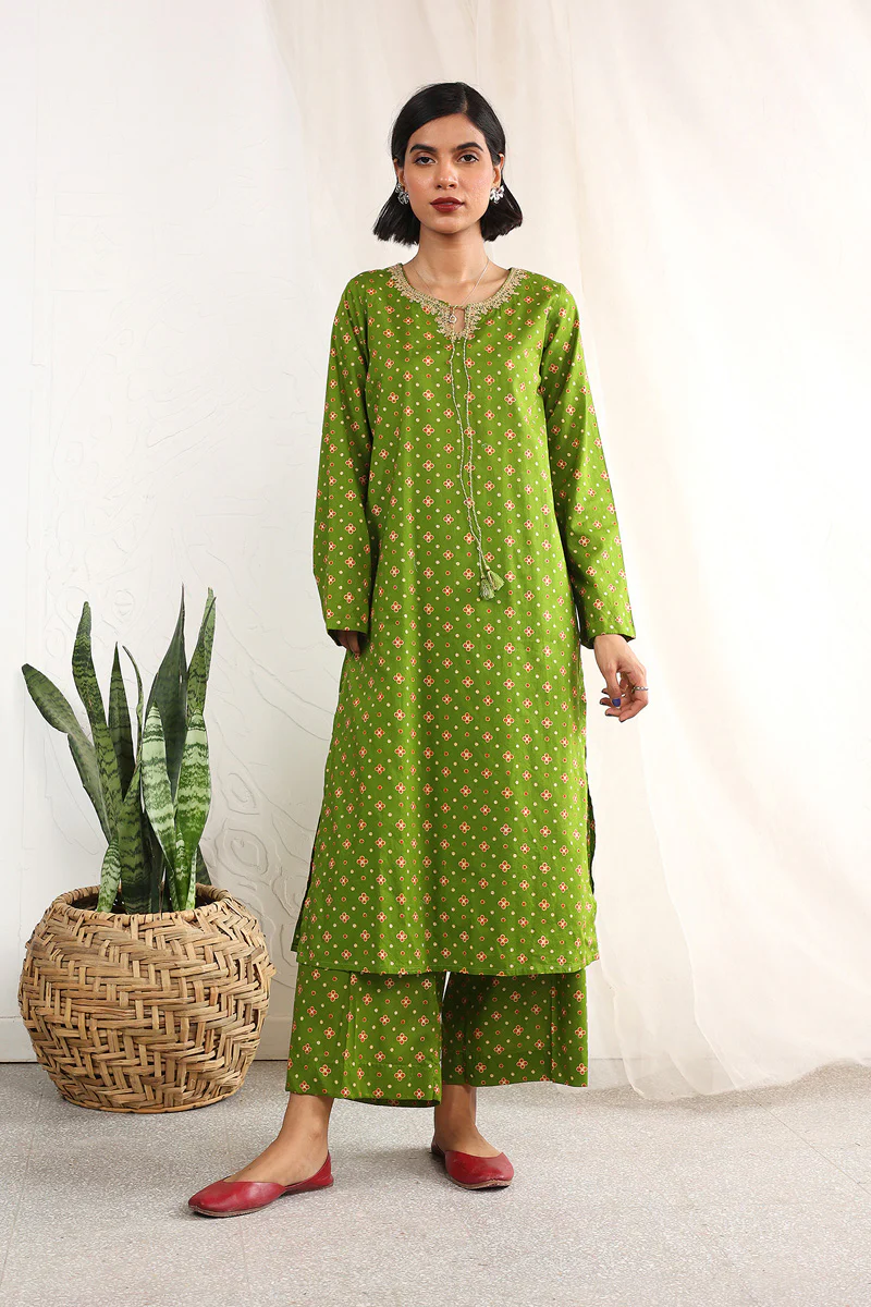 Char Gol Gul Polki 2 Piece - Image 8