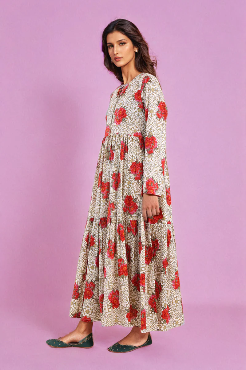 Tilework Dress - Image 3