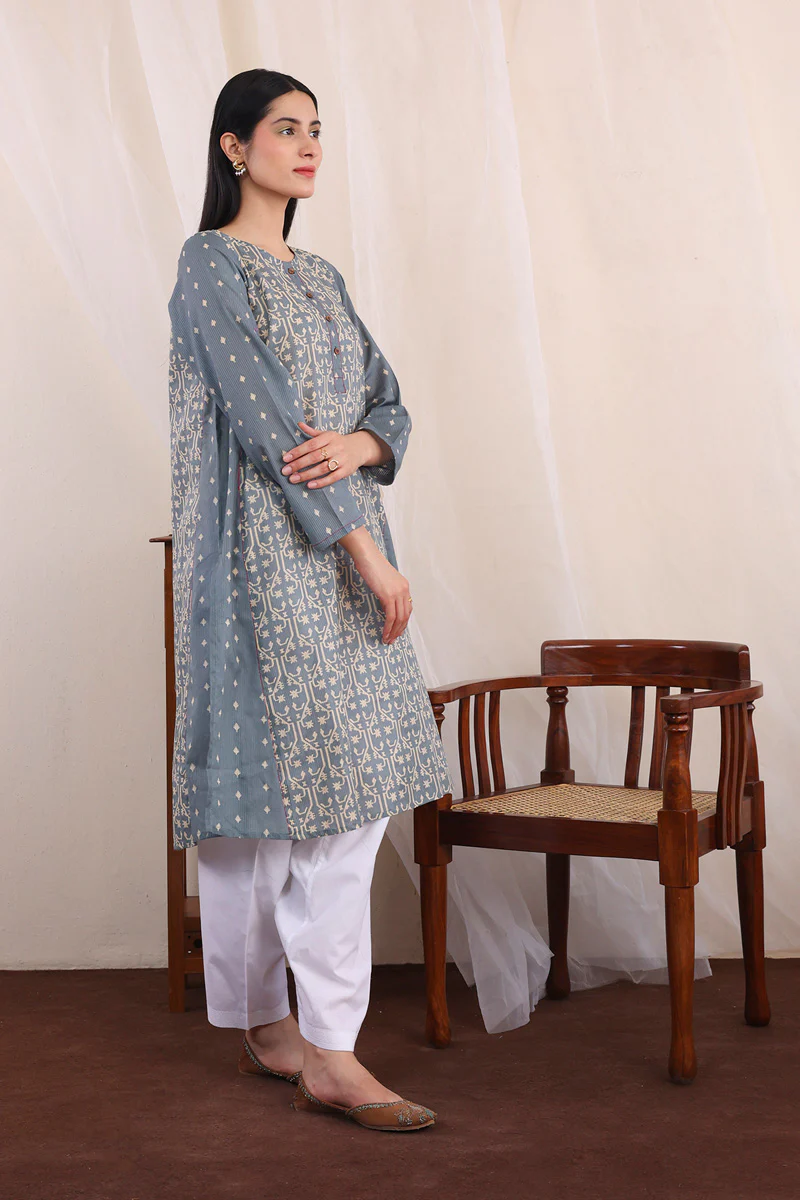 Dhakai A-line Shirt - Image 3