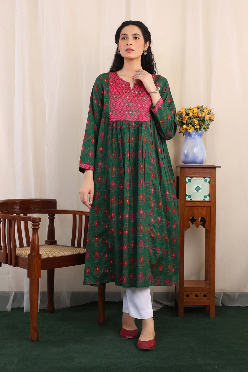Phulkari Flared Shirt