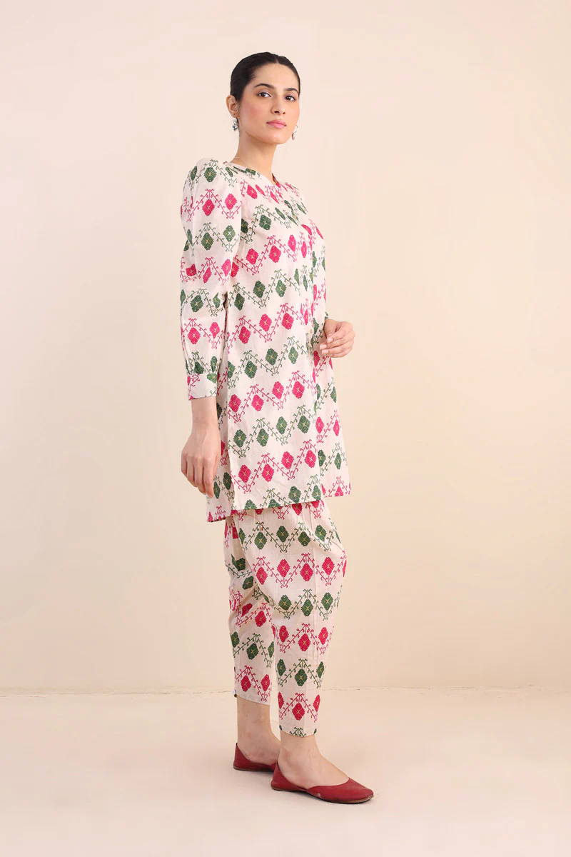 Phulkari Printed Set - Image 8