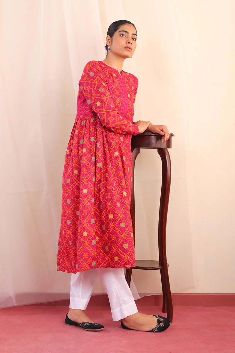 Phulkari Flared Shirt - Image 3