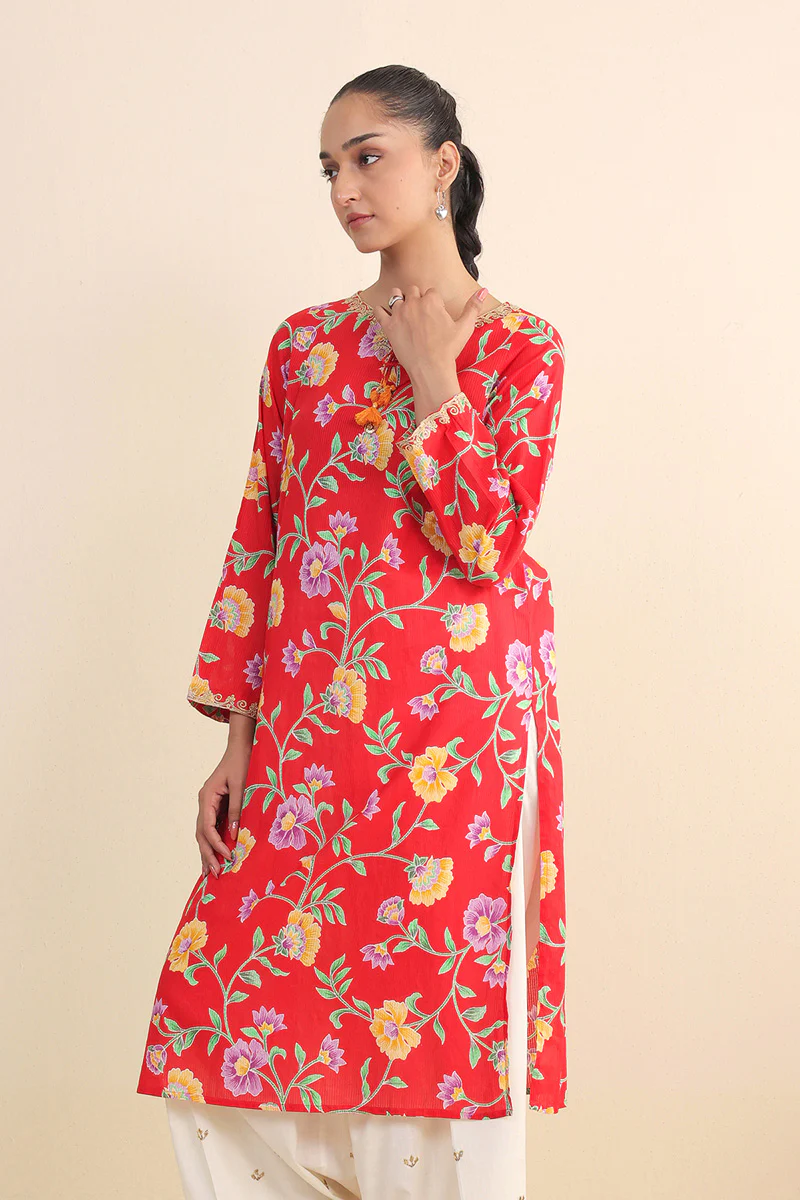 Thai Batik Tasseled Shirt - Image 11
