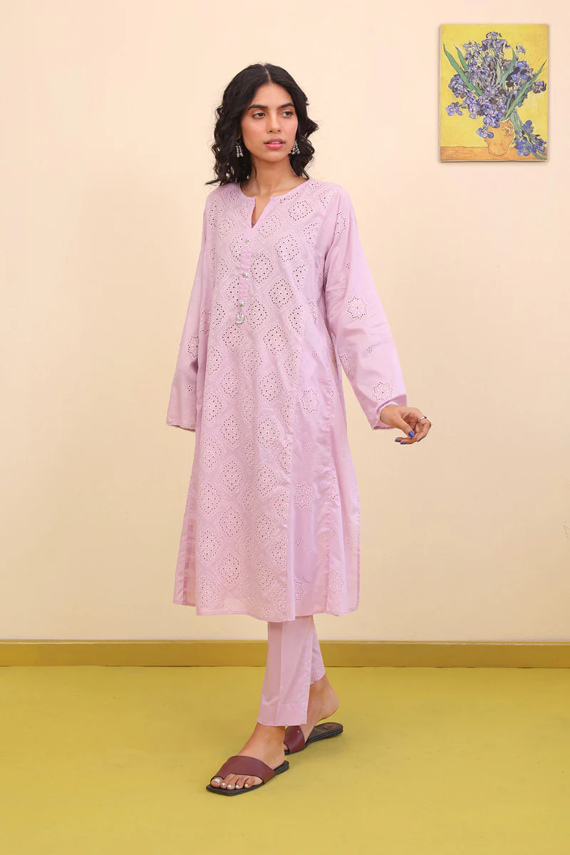 The Moroccan Kalidar Schiffli 2 piece - Image 3