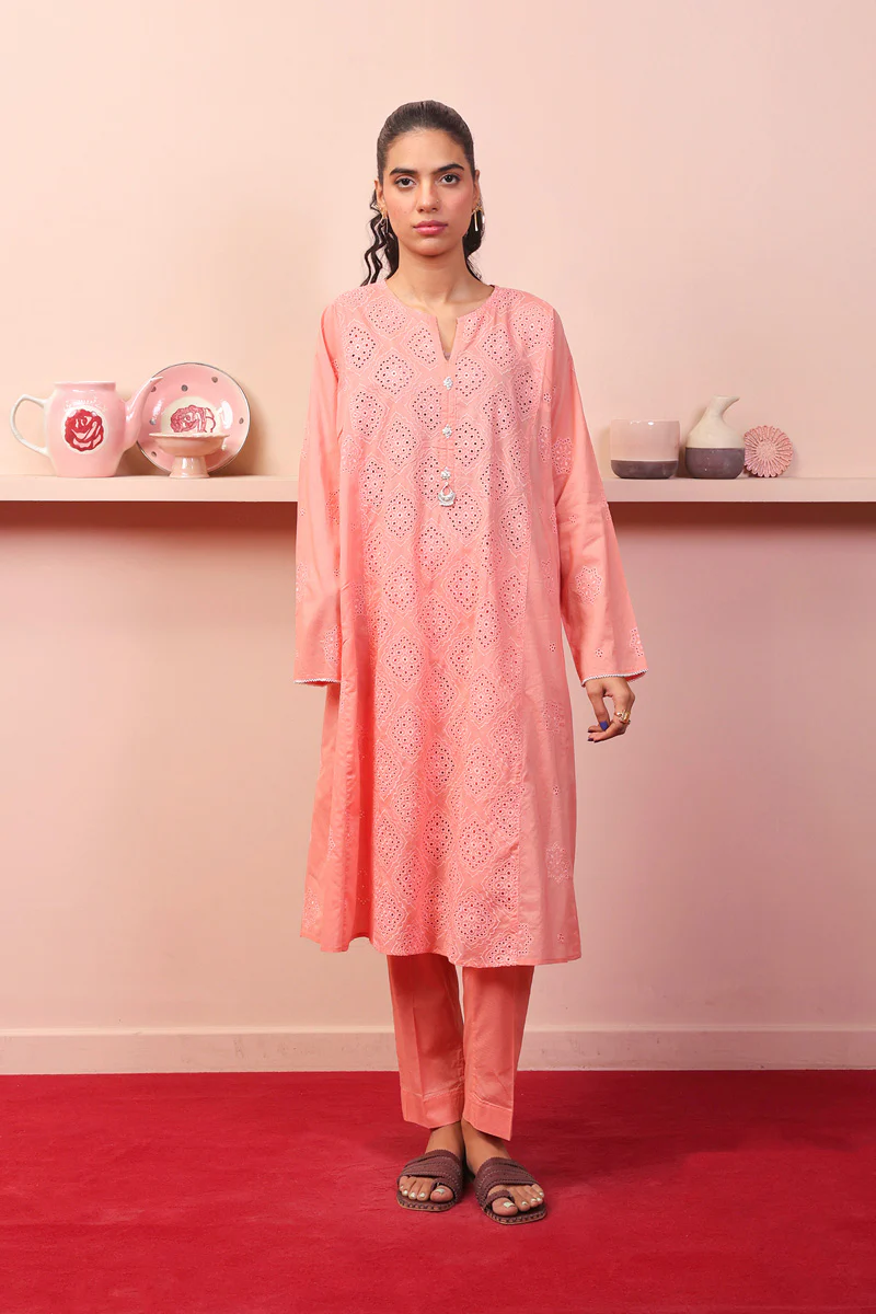 The Moroccan Kalidar Schiffli 2 piece - Image 2