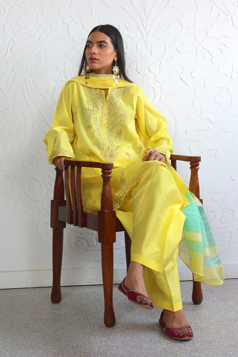 Shehzaadi Embroidered Suit - Image 4