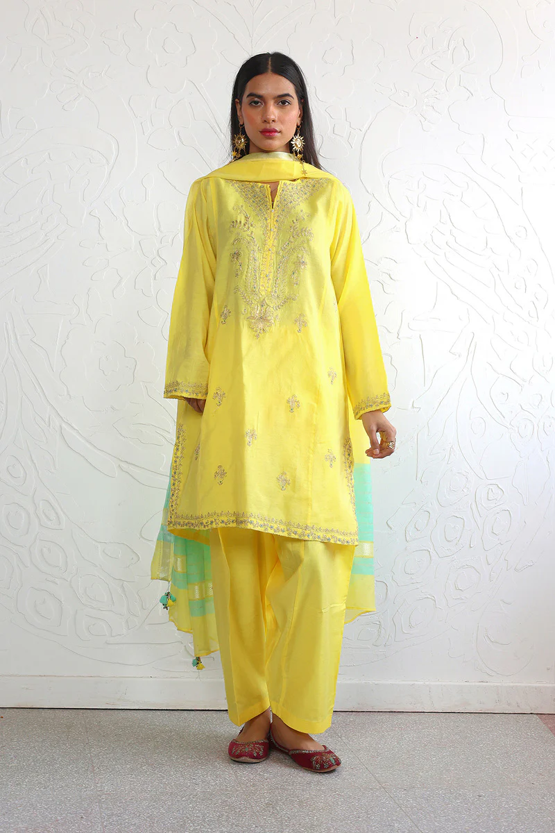 Shehzaadi Embroidered Suit - Image 5