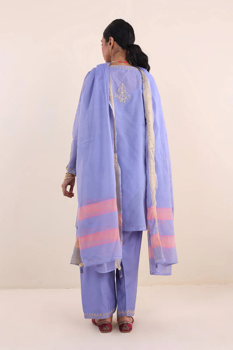 Shehzaadi Embroidered Suit - Image 4