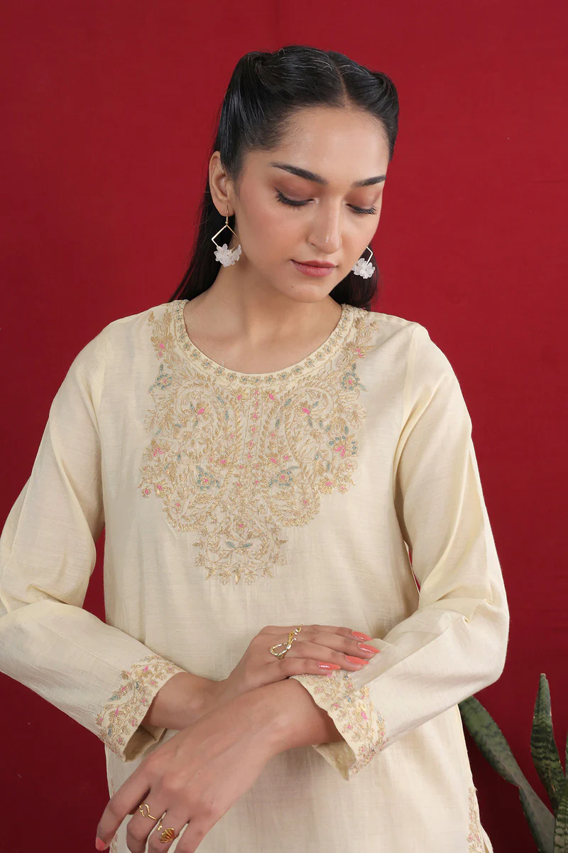 Shehzaadi Embroidered Kurti - Image 8