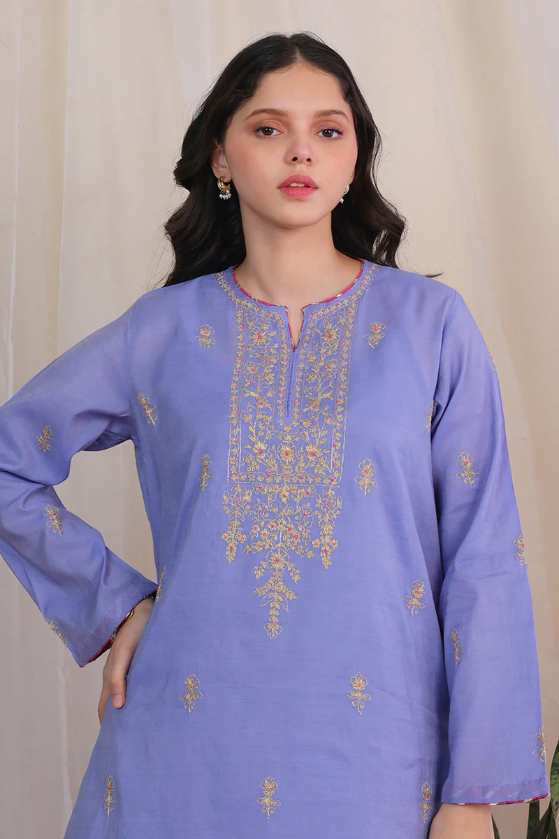 Shehzaadi Embroidered Kurta - Image 4
