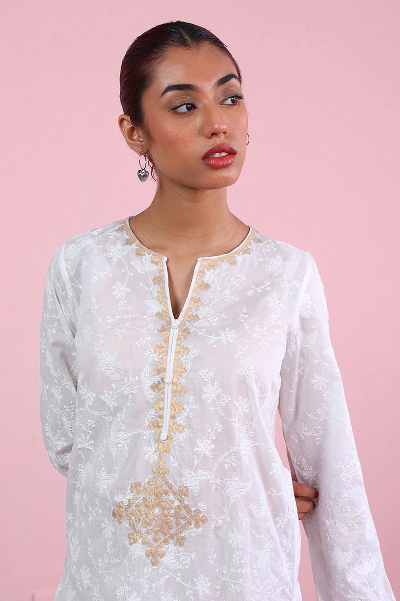 Kausar Embroidered Shirt - Image 2