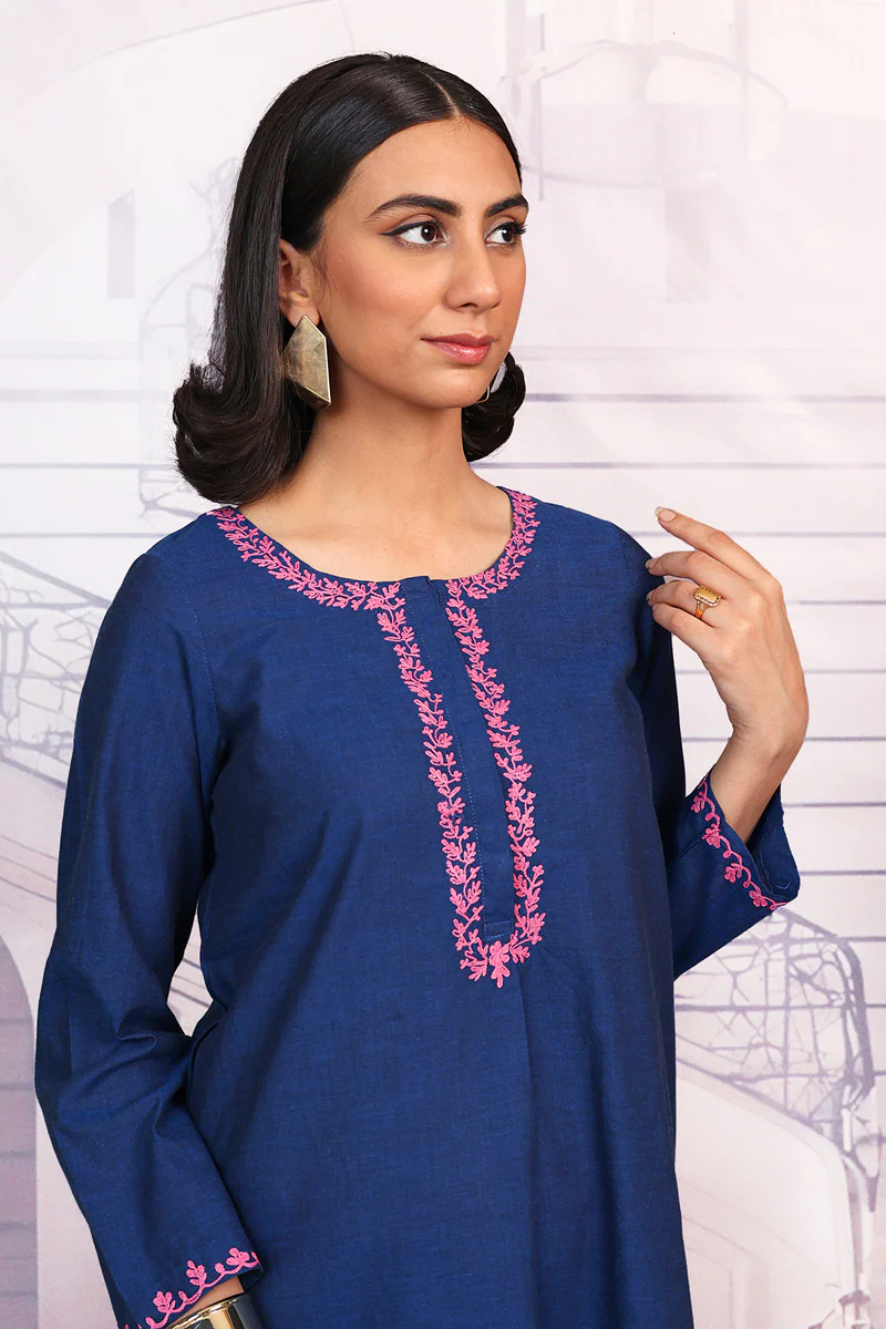 Peacock Embroidered Set - Image 2