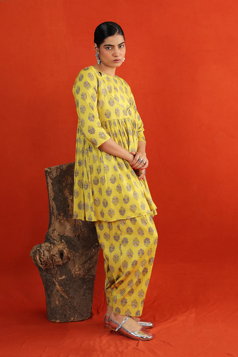 Gulkand Peplum Set - Image 3
