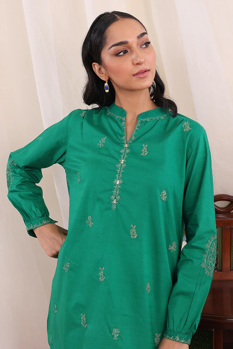 Desi Dreams Embroidered Kurti - Image 2