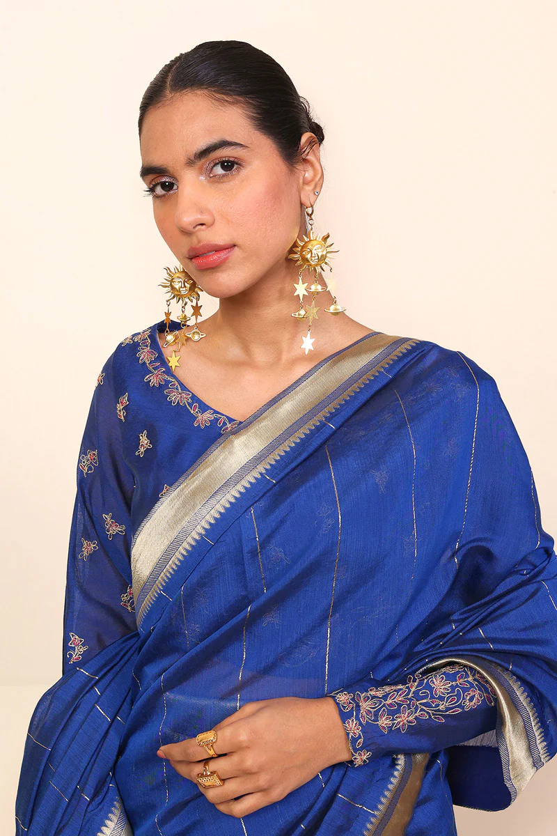Pathani Peekaboo Saree - Image 2