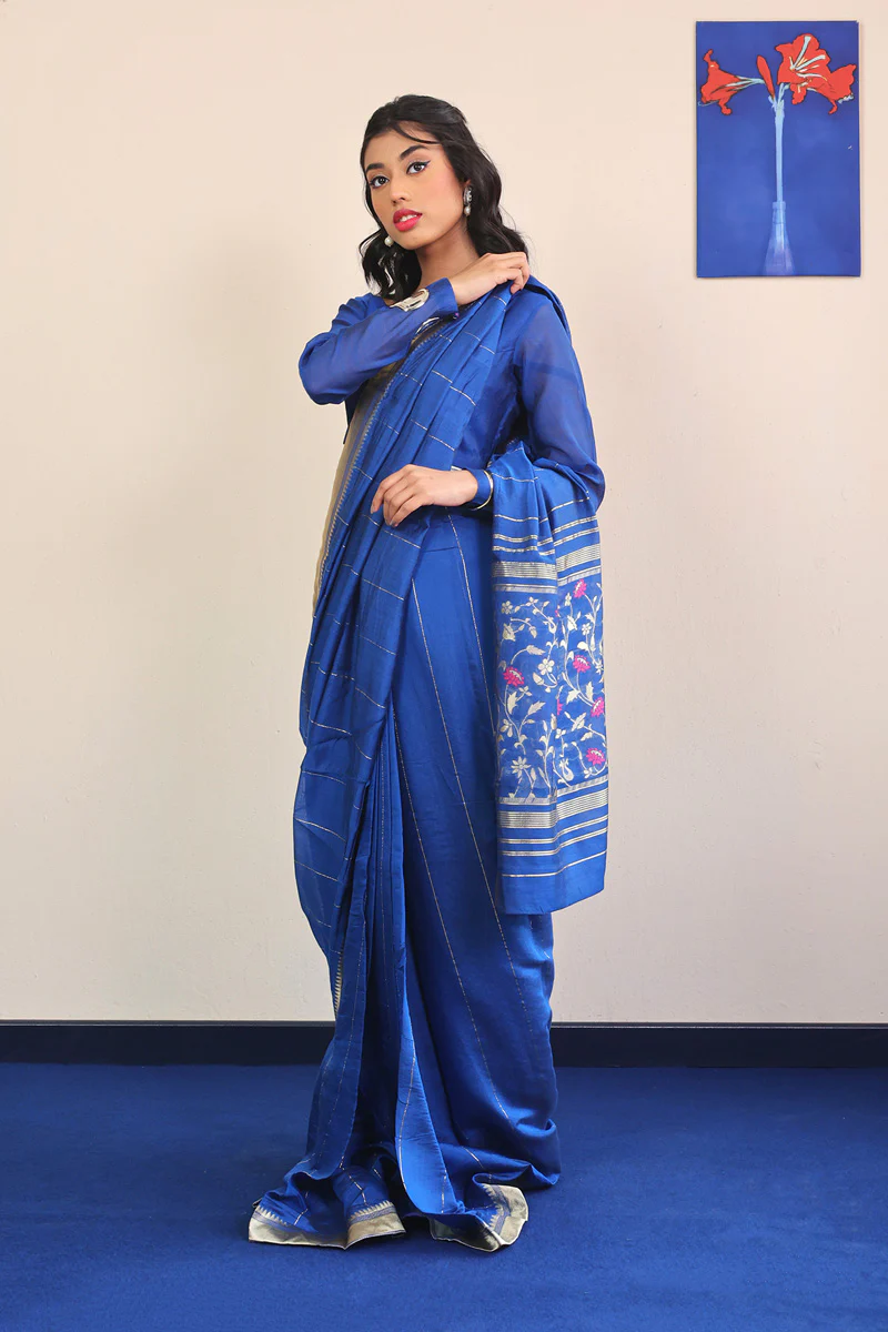 Pathani Peekaboo Royal Sari - Image 2