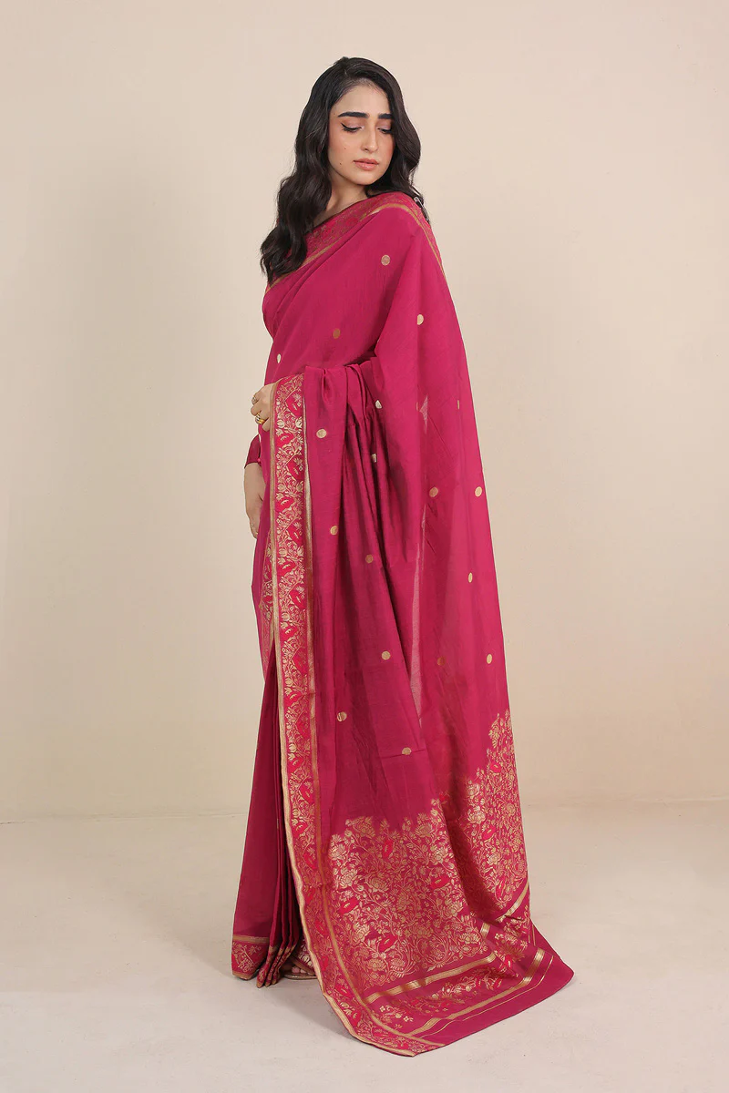 Regal Pathani Peekaboo Sari - Image 3