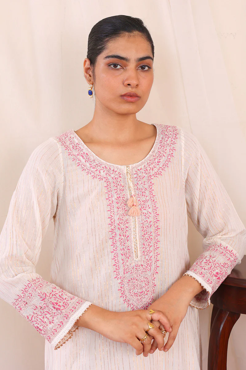 Jahanaara Embroidered 2-Piece Suit - Image 2