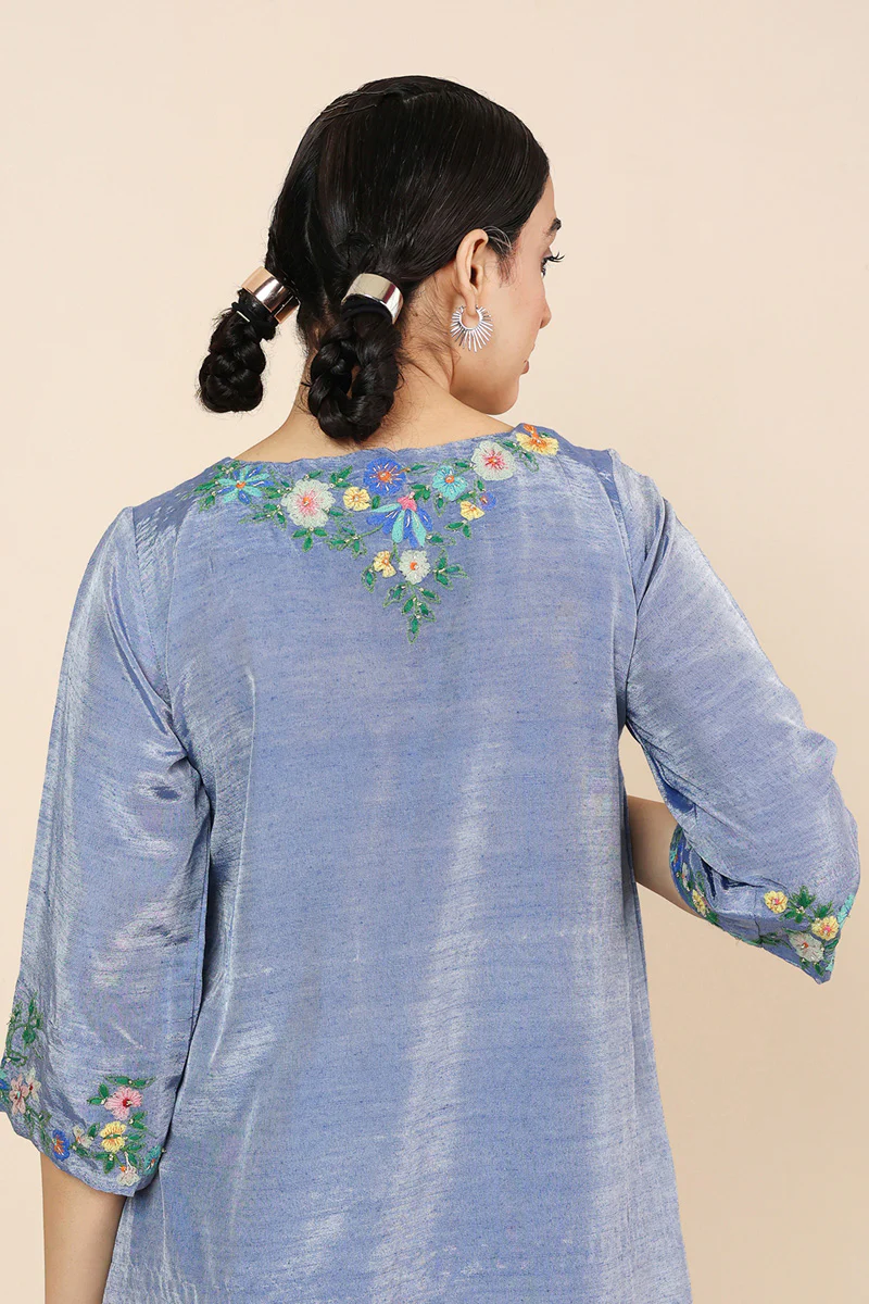 Art Deco Chinese Kurti 2 Piece - Image 4