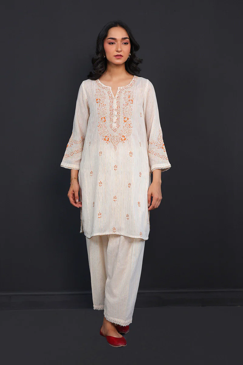 Jahanaara Embroidered 2-Piece