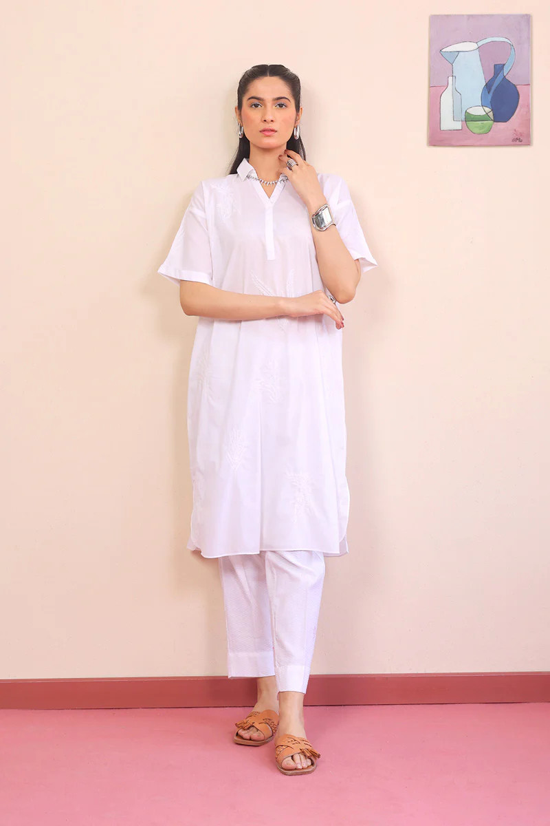 Urban Foliage shadow work tunic - Image 2