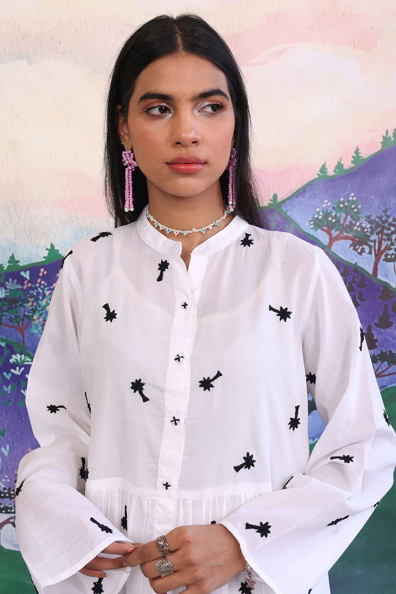 N K R Palm Tree Dress - Image 4