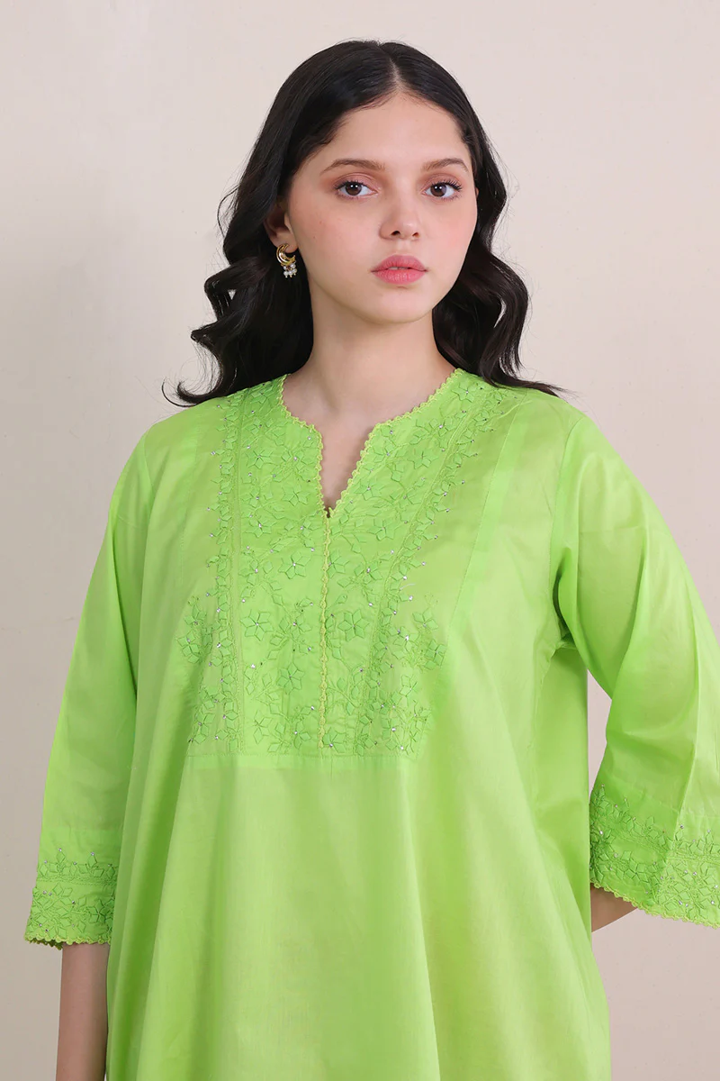 Rung E Bahaar Hand Embroidered Kurta - Image 2