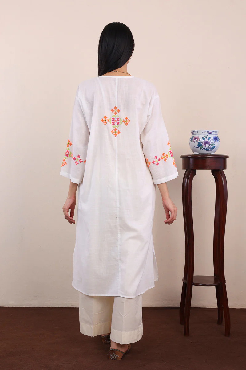 Rang Mahal Hand Embroidered Set - Image 9